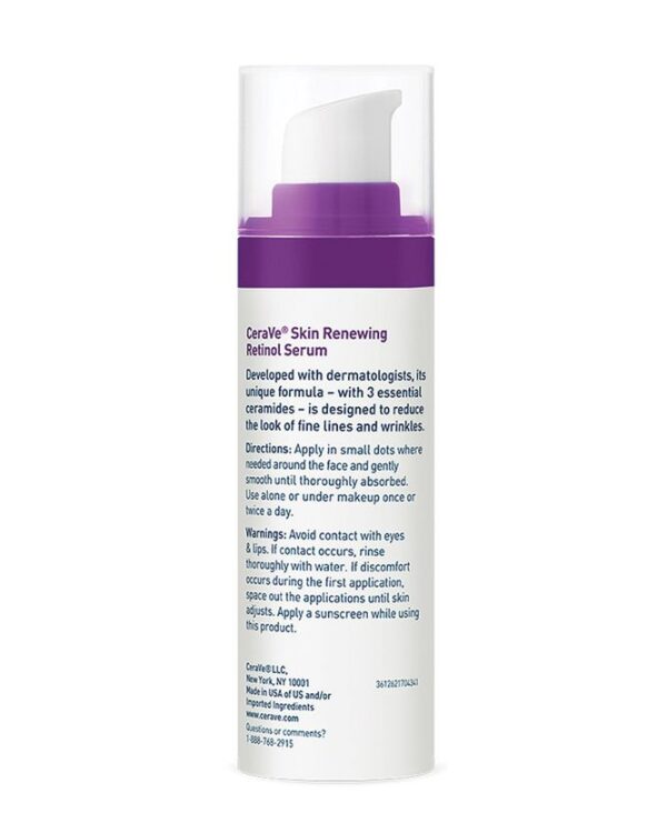 Cerave Renewing Retinol Serum 30mls - Image 3