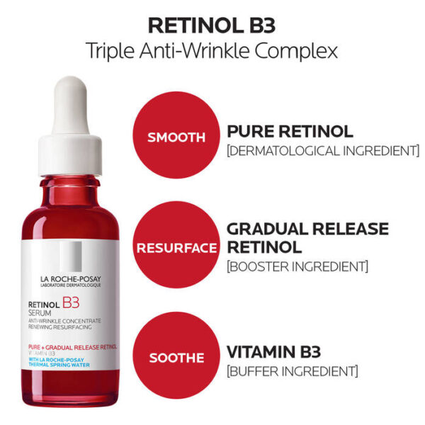 Laroche Posay Retinol B3 Pure Retinol Serum 30mls - Image 4